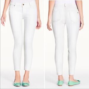 Kate Spade White Skinny Jeans (Brooke Street) Size 28